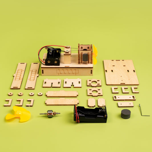 Electric Motor DIY Kit, Educational STEM Toy