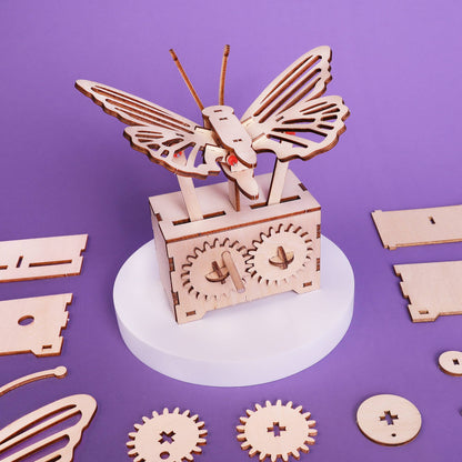 Fluttering Butterfly DIY Kit, Educational STEM Toy for Kids